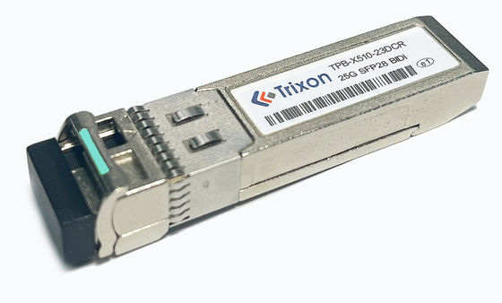 BIDI TX1270nm RX1310nm Transcepteur 25G SFP28 avec une distance de 10 km TPB-X510-23DCR