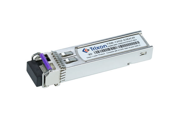TSB-1202-53DCR 622M BIDI 2km T-1550nm,R1310nm BIDI Module émetteur-récepteur SFP branche à chaud avec 3 ans