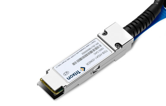 Cable passif à raccordement direct de transmission de données de vitesse -5C-70C avec alimentation en courant continu unique de 3,3 V