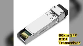 Émetteur-récepteur SFP+ BIDI 80 km longue portée 10,3 Gbit/s